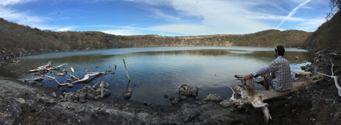 The crater lake at Isabel